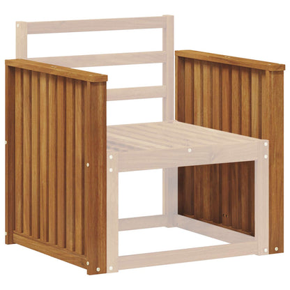 Braccioli 2 pcs Marrone 60 x 6 x 61 cm Legno multistrato | homemem39