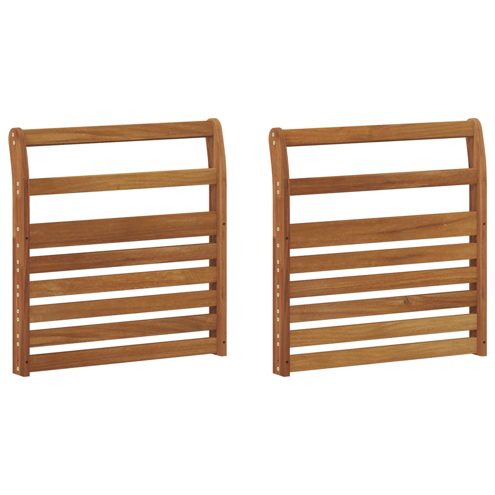 Bracciolo 2 pcs Naturale 58,5 x 8 x 60 cm | homemem39