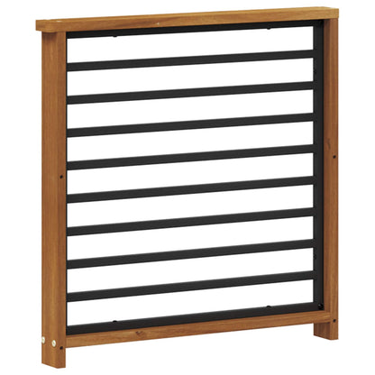 Bracciolo 2 pcs Naturale 60 x 6 x 61 cm | homemem39