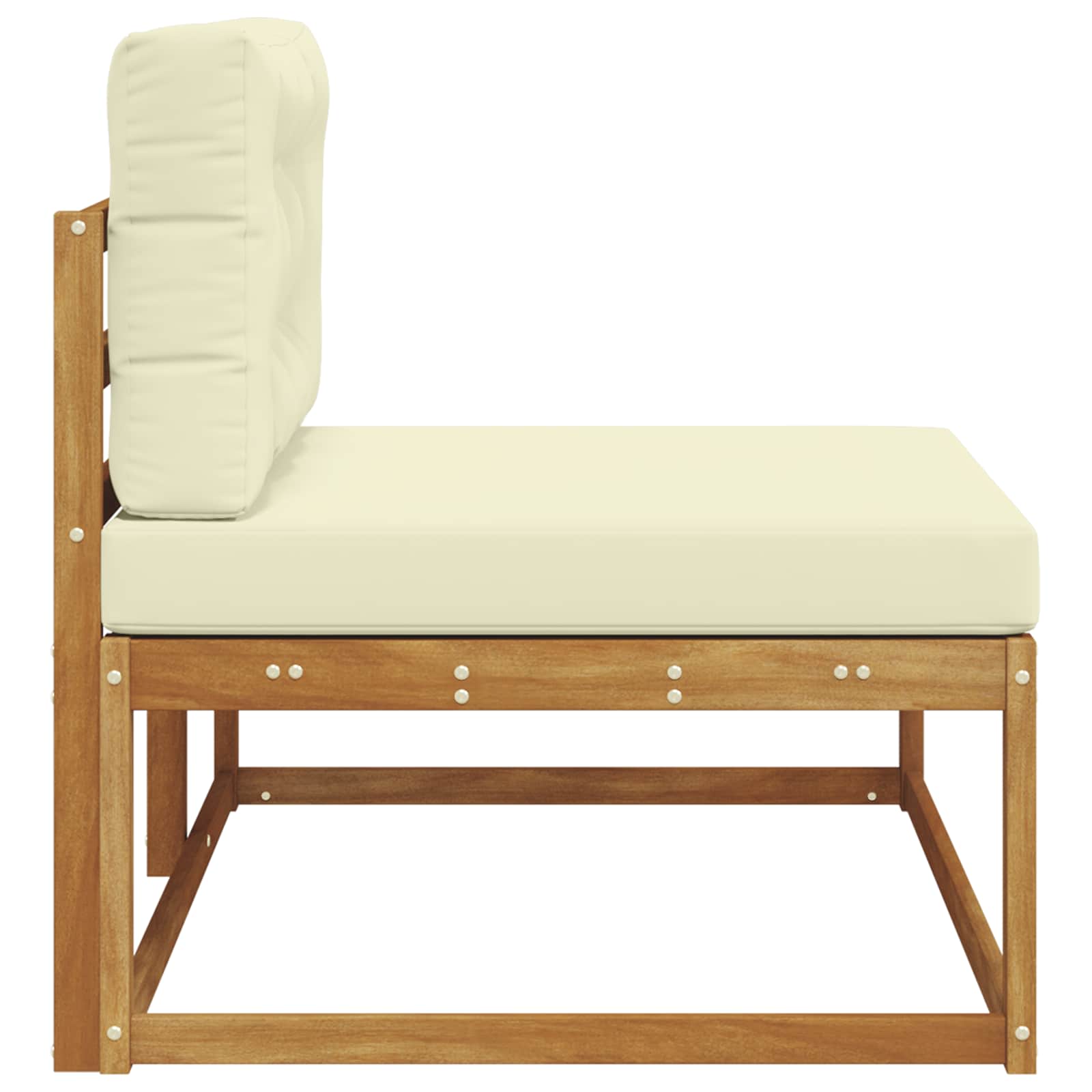 Divano Esterno Finale con cuscino Naturale 115 x 83 x 73 cm | homemem39