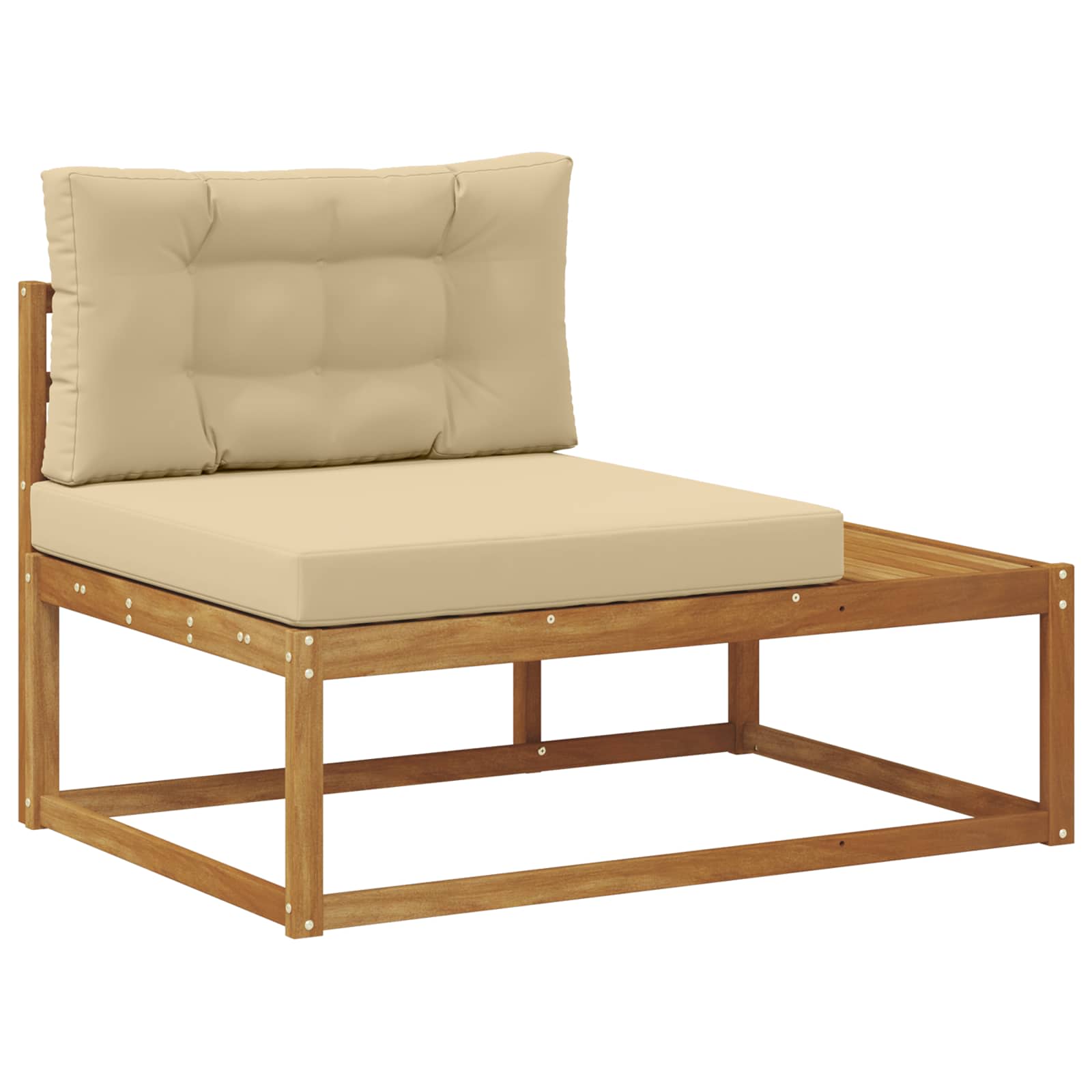 Divano Esterno Finale con cuscino Naturale 115 x 83 x 73 cm | homemem39
