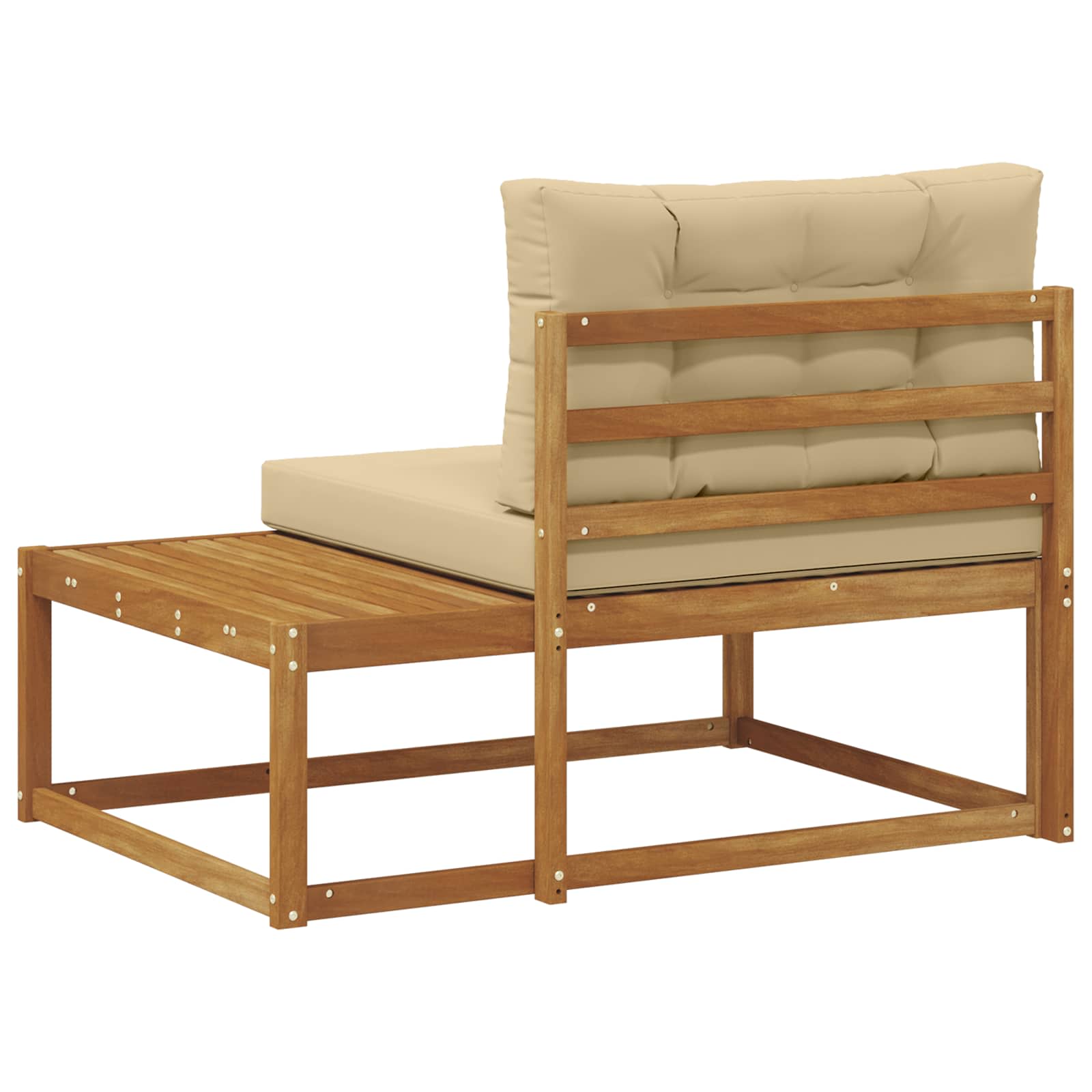 Divano Esterno Finale con cuscino Naturale 115 x 83 x 73 cm | homemem39