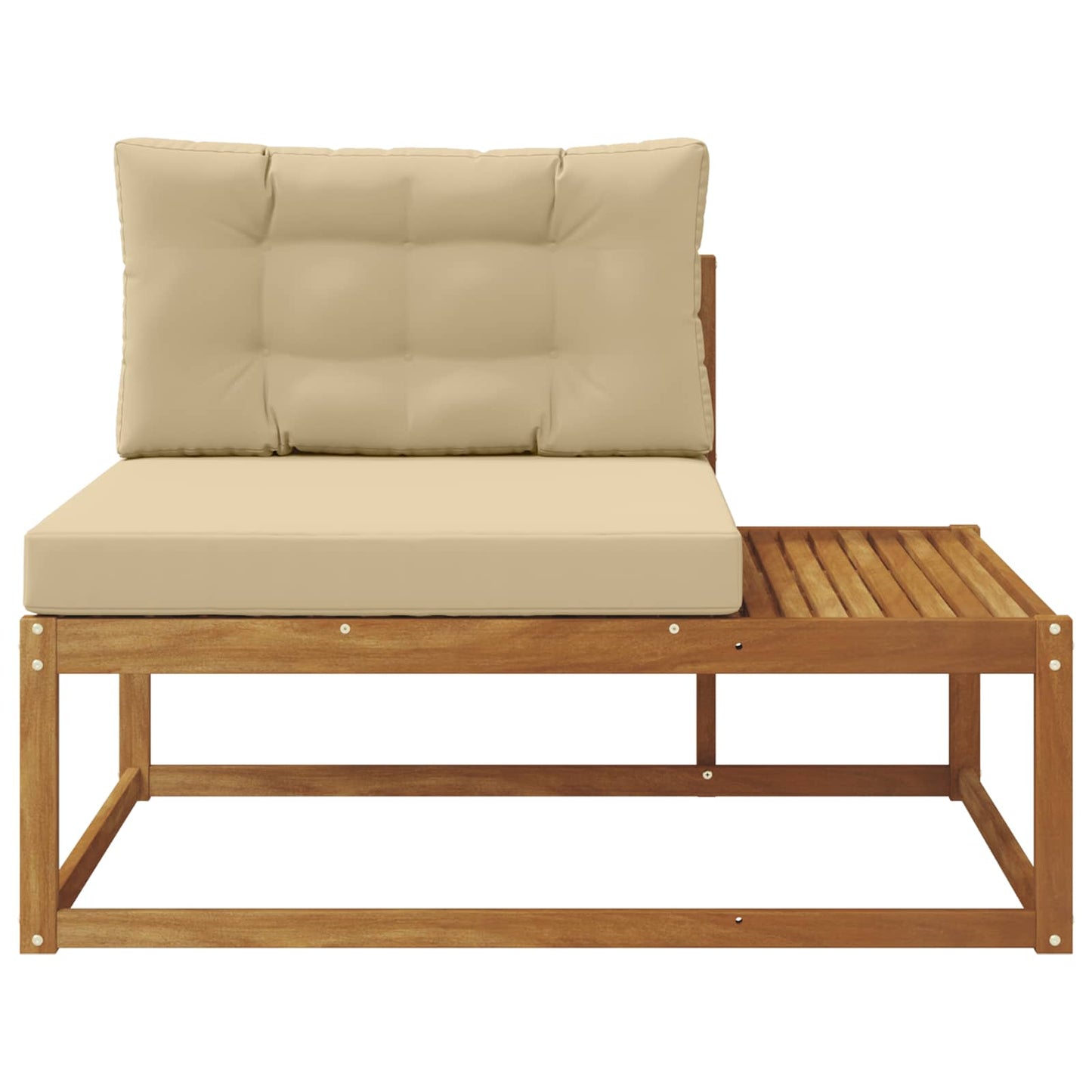 Divano Esterno Finale con cuscino Naturale 115 x 83 x 73 cm | homemem39
