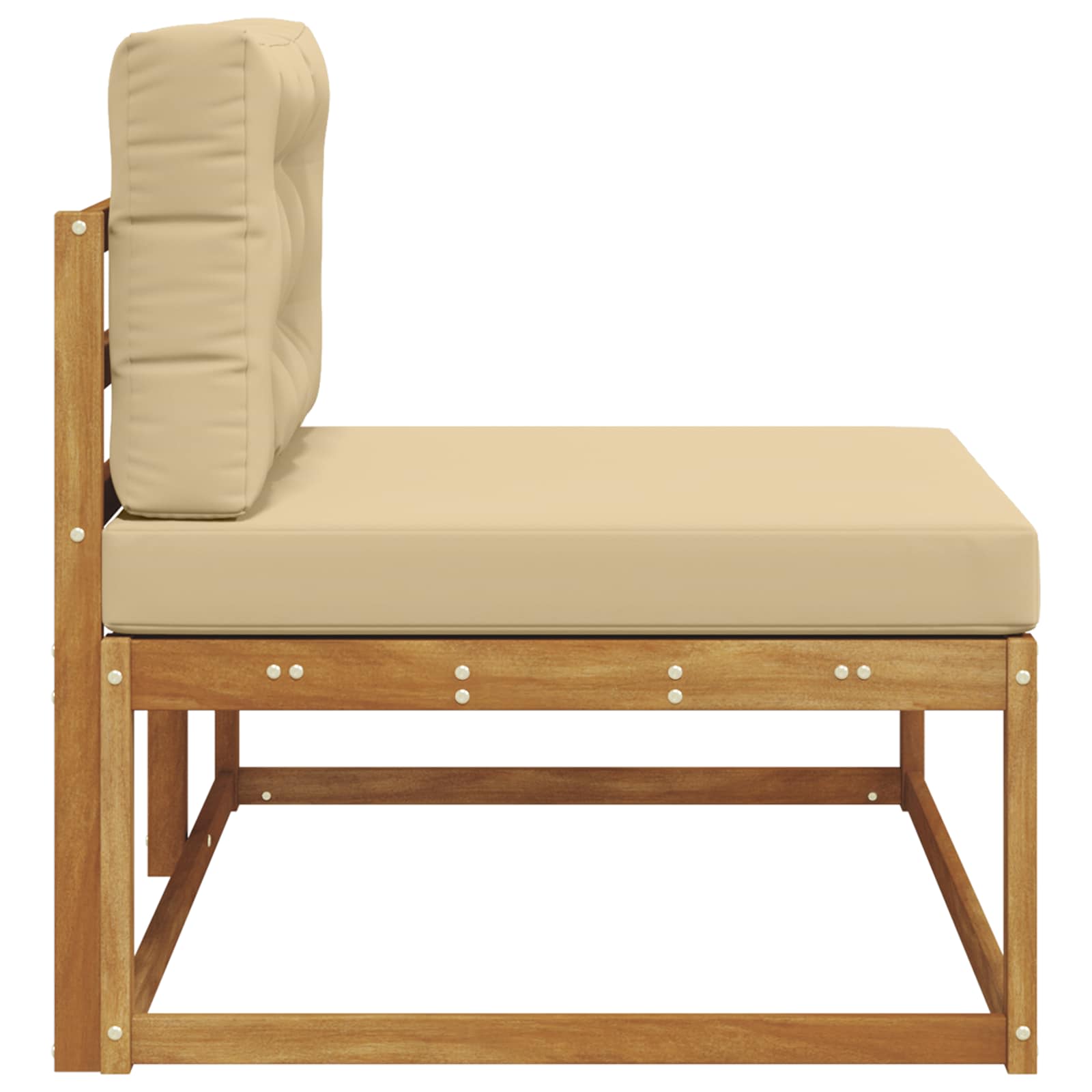 Divano Esterno Finale con cuscino Naturale 115 x 83 x 73 cm | homemem39
