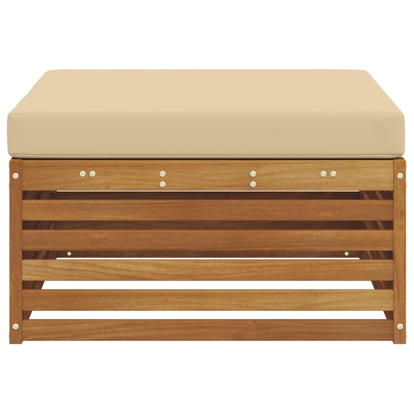 Poggiapiedi da Esterno Legno di Acacia Massello Naturale | homemem39
