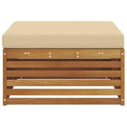 Poggiapiedi da Esterno Legno di Acacia Massello Naturale | homemem39