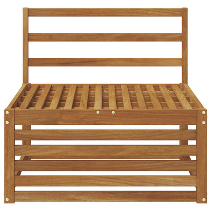 Divano centrale per esterno Legno di Acacia Massello Naturale