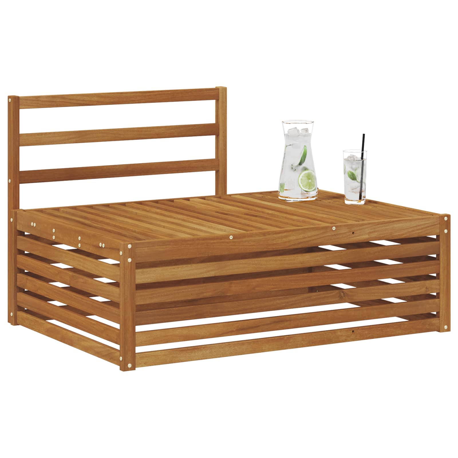 Divano Esterno Finale Naturale 115 x 83 x 73 cm | homemem39