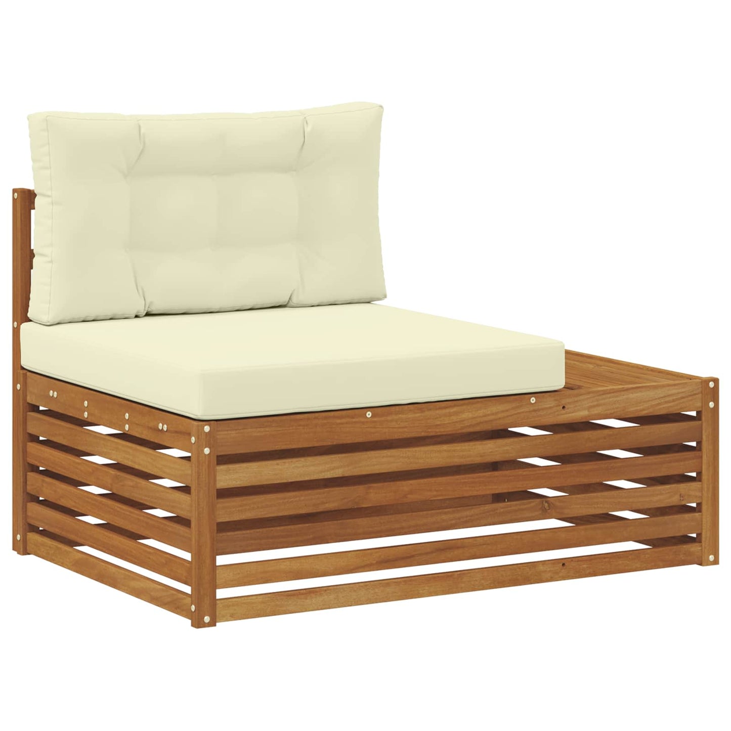 Divano Esterno Finale con cuscino Naturale 115 x 83 x 73 cm