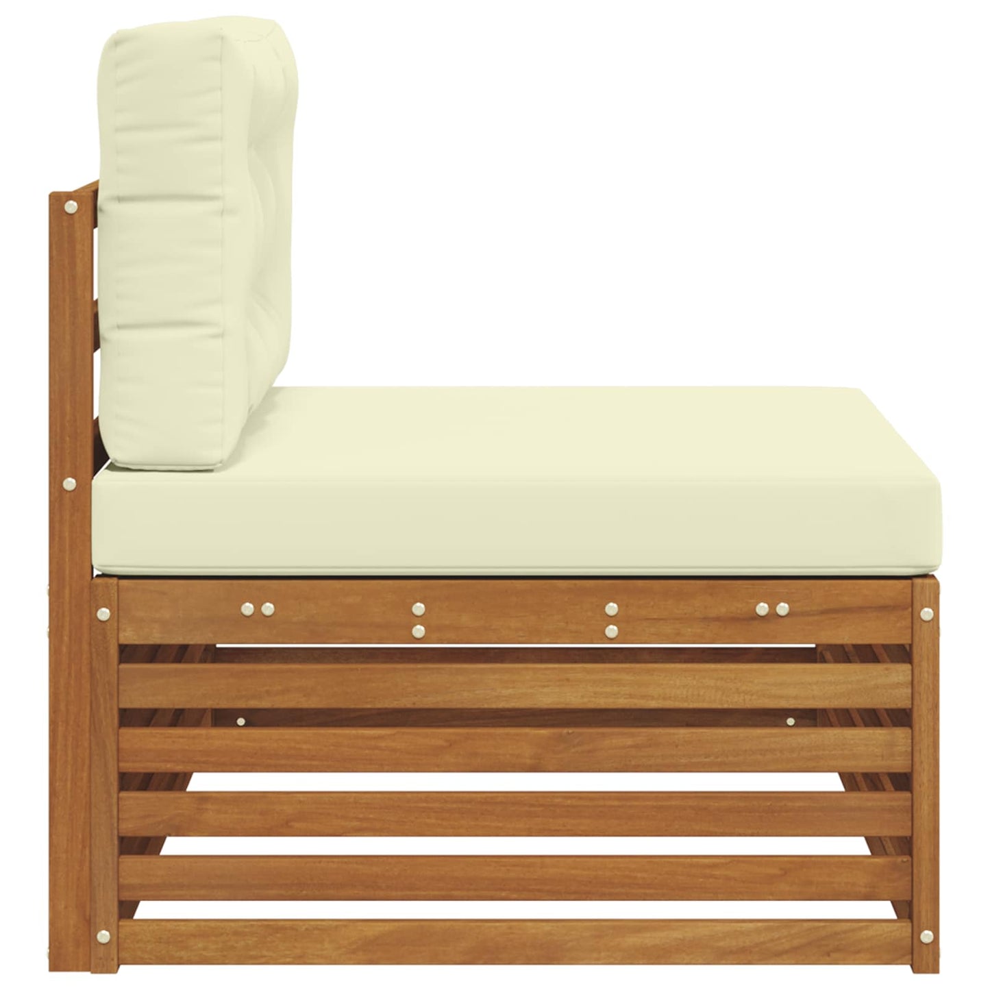 Divano Esterno Finale con cuscino Naturale 115 x 83 x 73 cm | homemem39