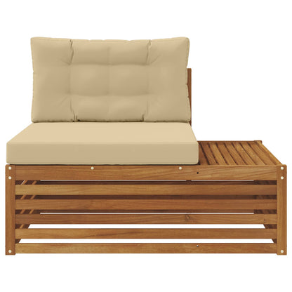 Divano Esterno Finale 3 Pezzo Naturale e Beige 115 x 83 x 73 cm | homemem39