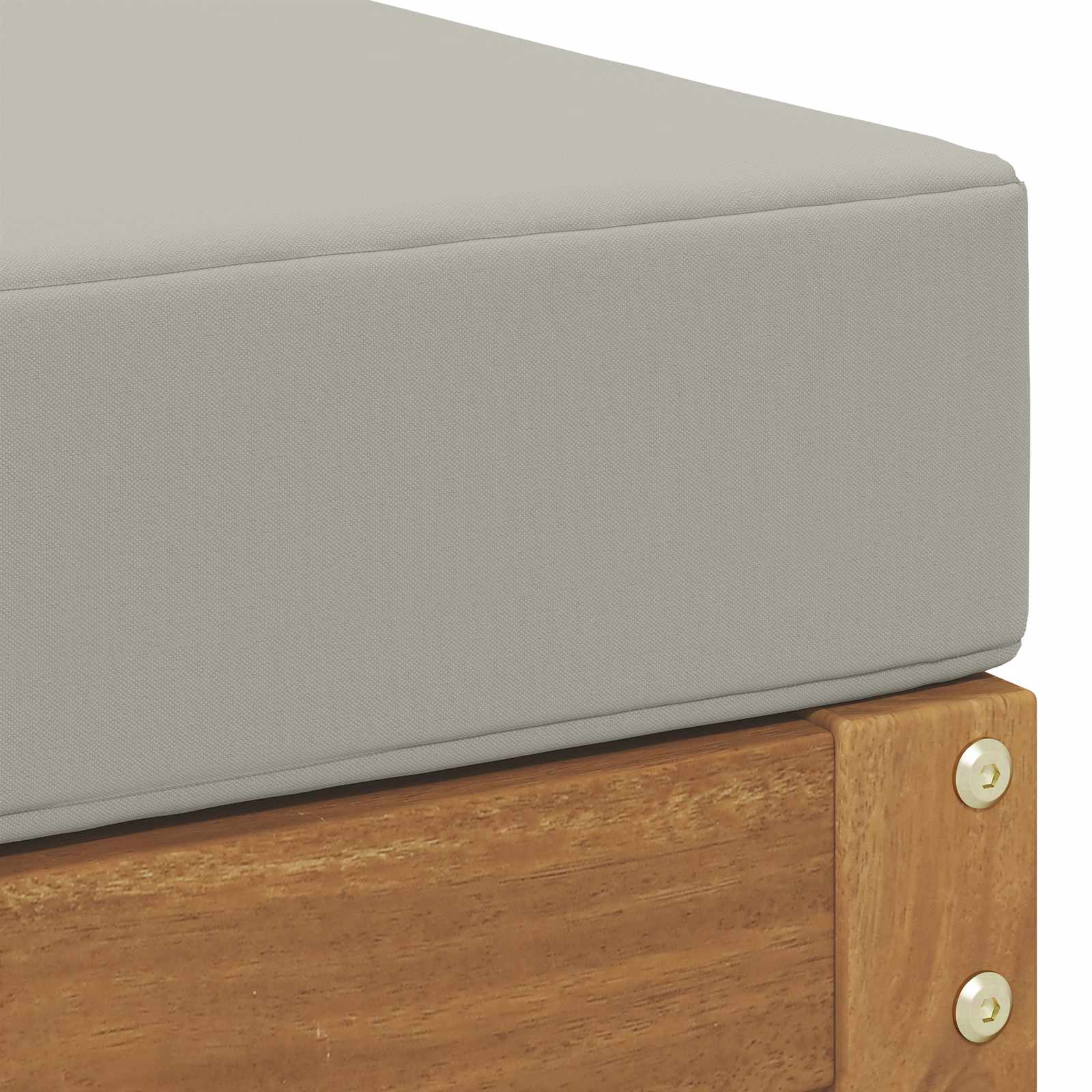 Panca Sgabello Grigio Naturale e Chiaro 115 x 43 x 37 cm | homemem39
