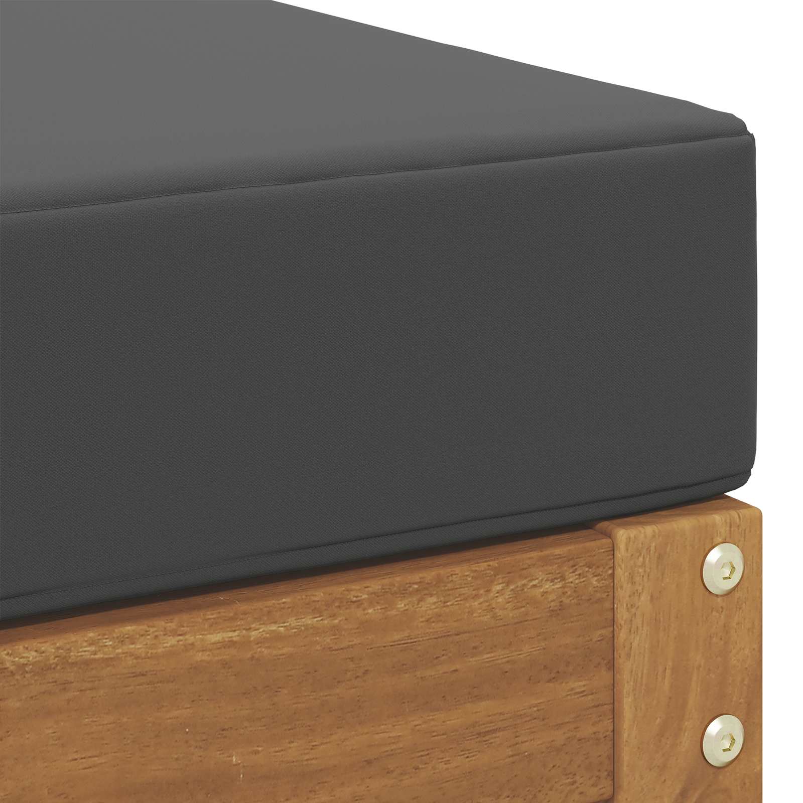 Panca Sgabello Naturale e Antracite 115 x 43 x 37 cm | homemem39