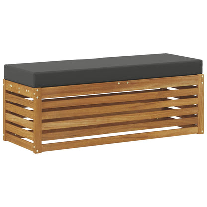 Panca Sgabello Naturale e Antracite 115 x 43 x 37 cm | homemem39