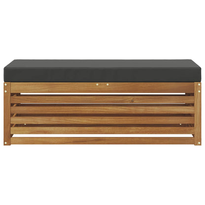Panca Sgabello Naturale e Antracite 115 x 43 x 37 cm | homemem39