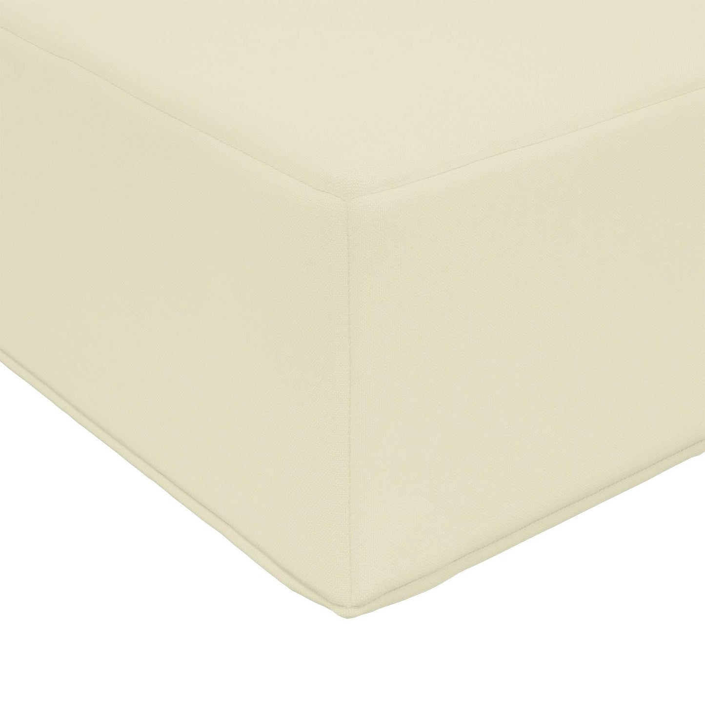 Cuscino per divano da esterno Crema 60 x 60 x 8 cm Poliestere | homemem39