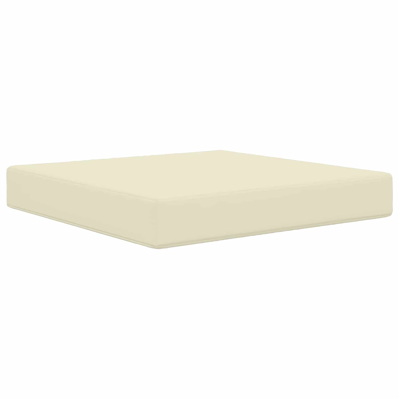 Cuscino per divano da esterno Crema 60 x 60 x 8 cm Poliestere | homemem39