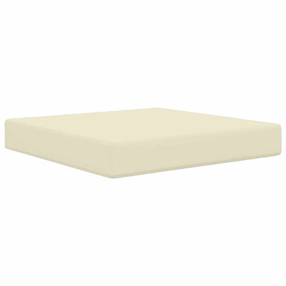 Cuscino per divano da esterno Crema 60 x 60 x 8 cm Poliestere | homemem39