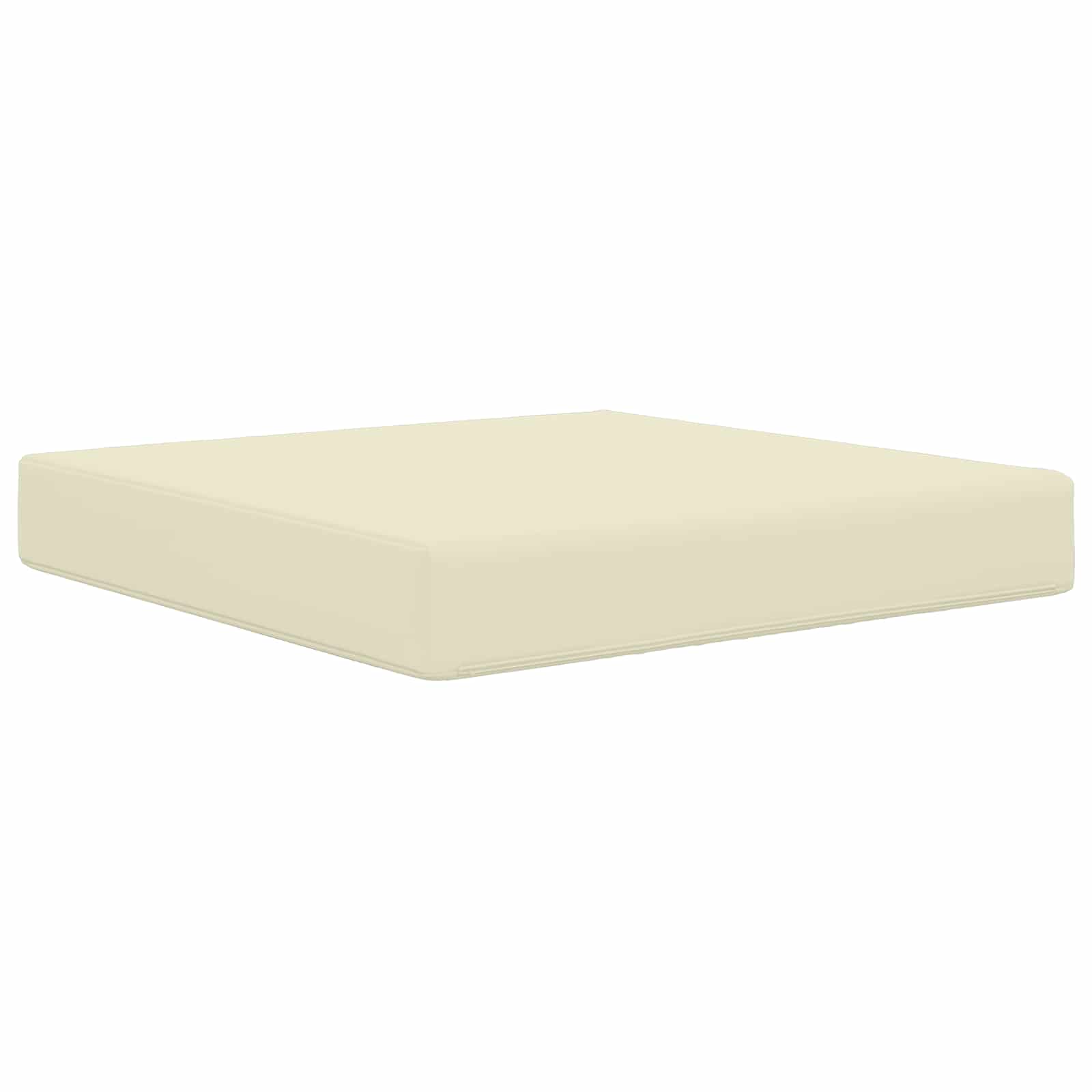 Cuscino per divano da esterno Crema 60 x 60 x 8 cm Poliestere | homemem39