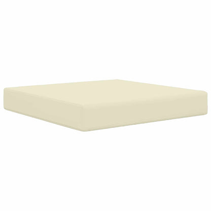 Cuscino per divano da esterno Crema 60 x 60 x 8 cm Poliestere | homemem39