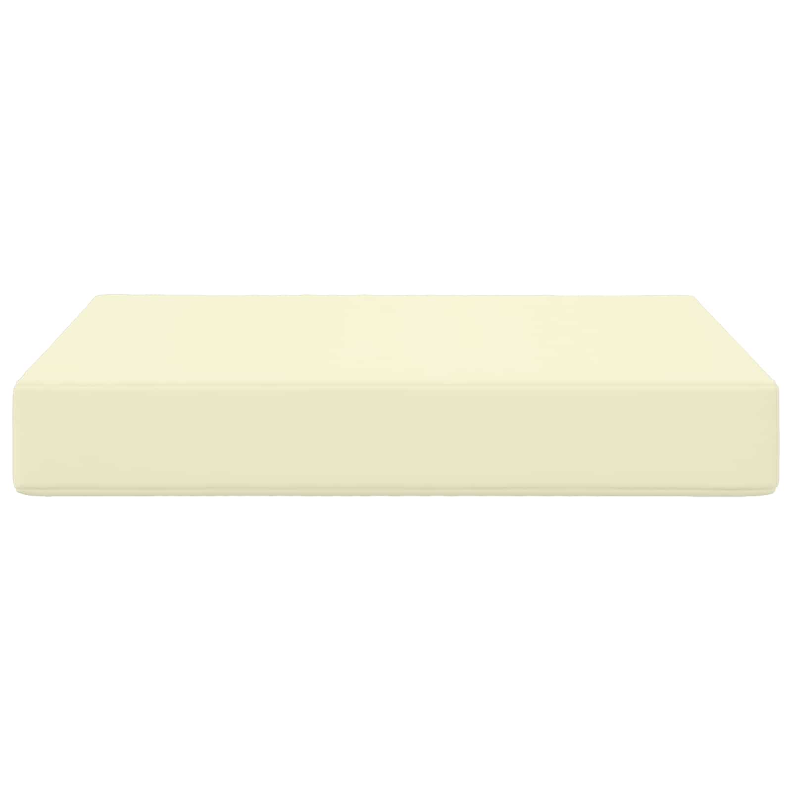 Cuscino per divano da esterno Crema 60 x 60 x 8 cm Poliestere | homemem39