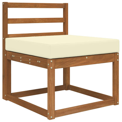 Cuscino per divano da esterno Crema 60 x 60 x 8 cm Poliestere | homemem39