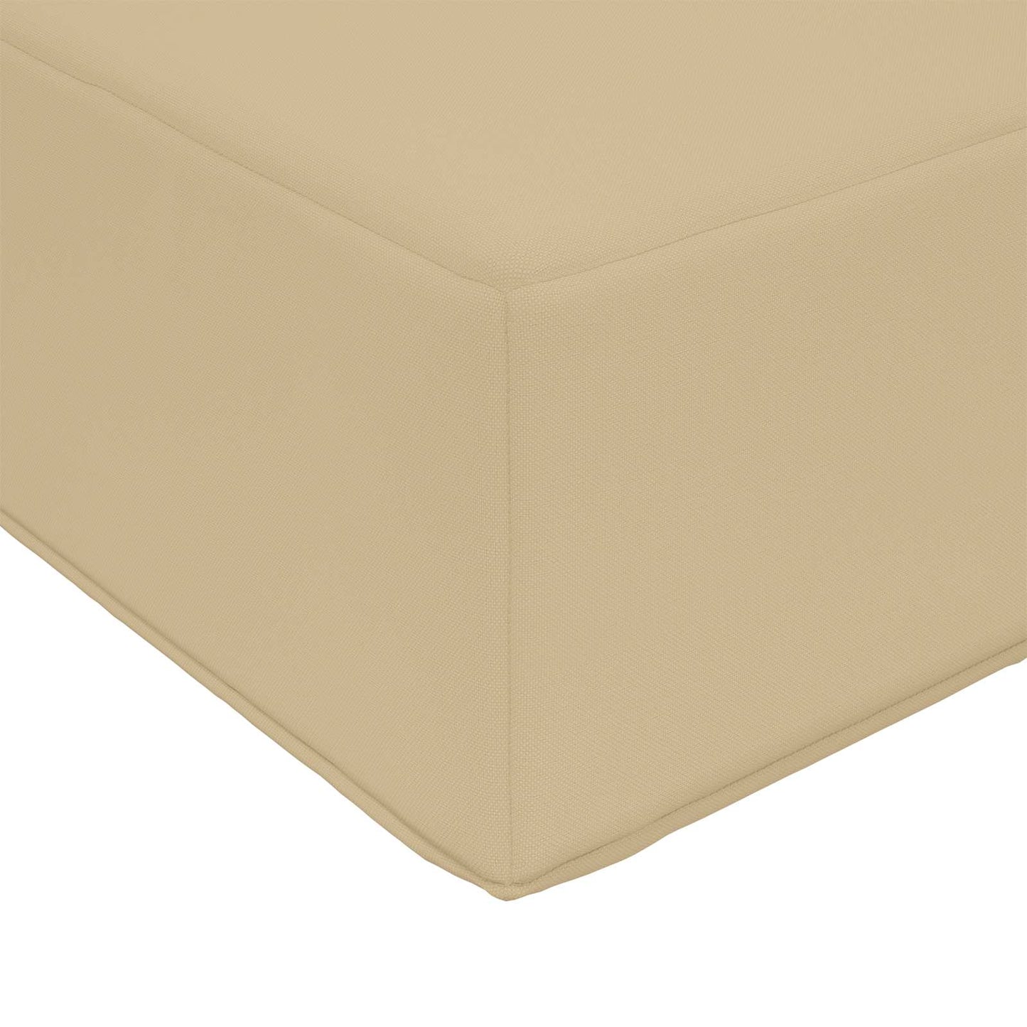 Cuscino per divano da esterno Beige 60 x 60 x 8 cm Poliestere | homemem39