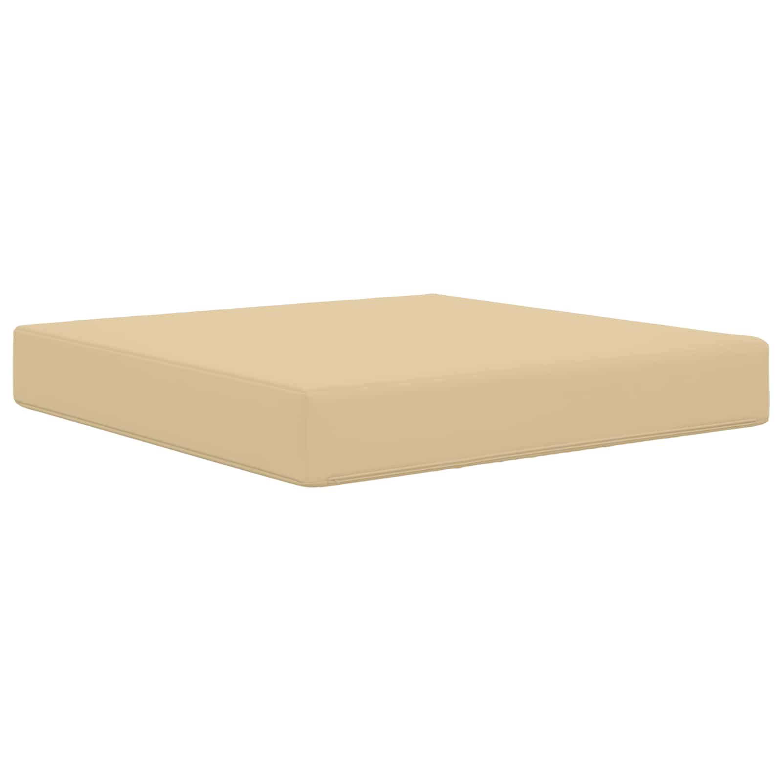 Cuscino per divano da esterno Beige 60 x 60 x 8 cm Poliestere | homemem39