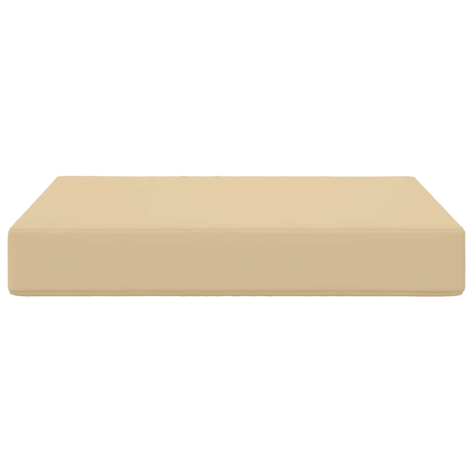Cuscino per divano da esterno Beige 60 x 60 x 8 cm Poliestere | homemem39