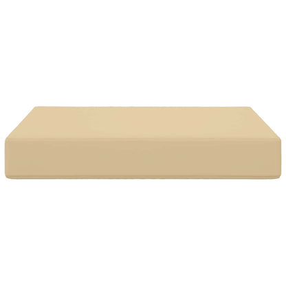 Cuscino per divano da esterno Beige 60 x 60 x 8 cm Poliestere | homemem39