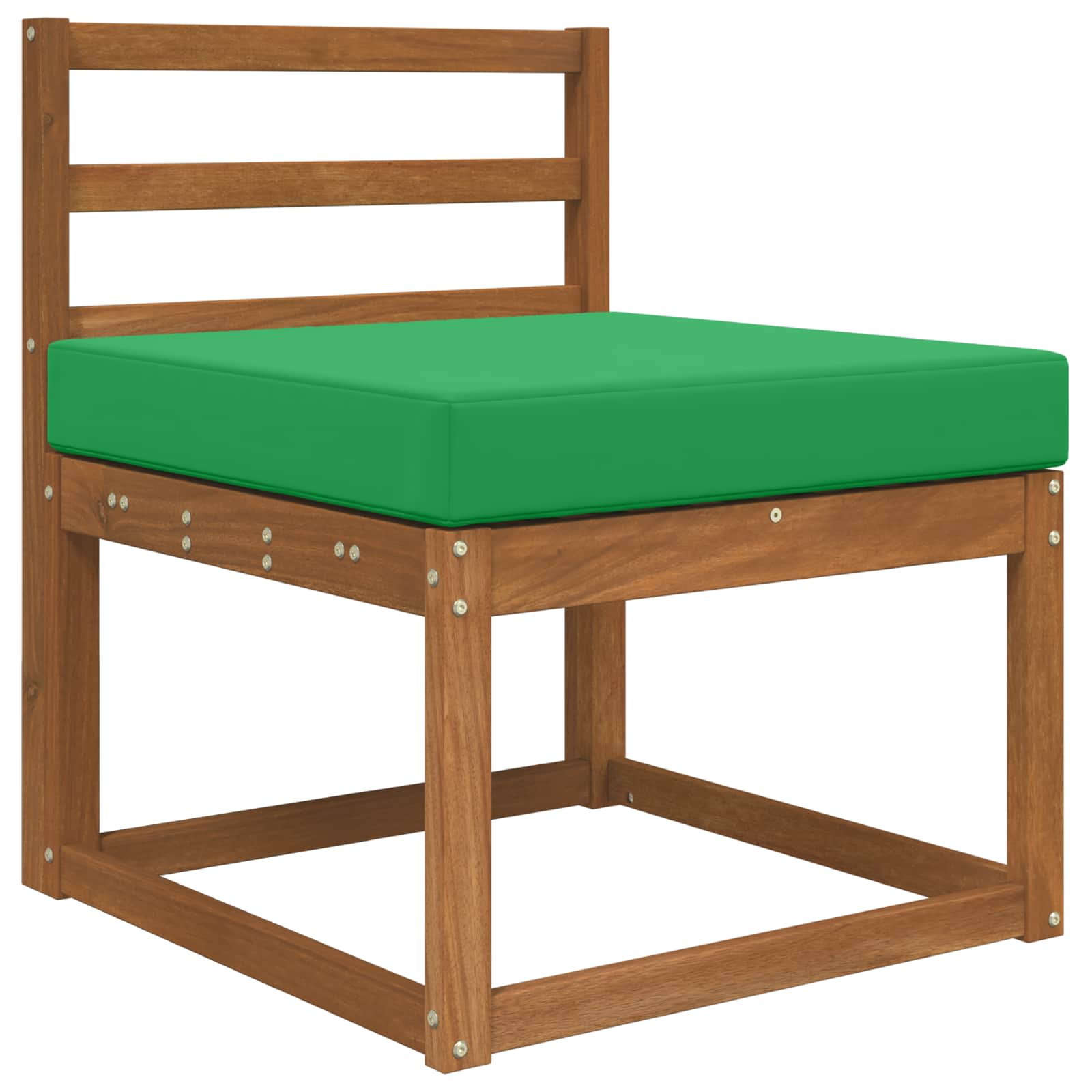 Cuscino per divano da esterno Verde 60 x 60 x 8 cm Poliestere | homemem39