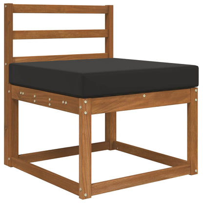 Cuscino per divano da esterno Nero 60 x 60 x 8 cm Poliestere | homemem39