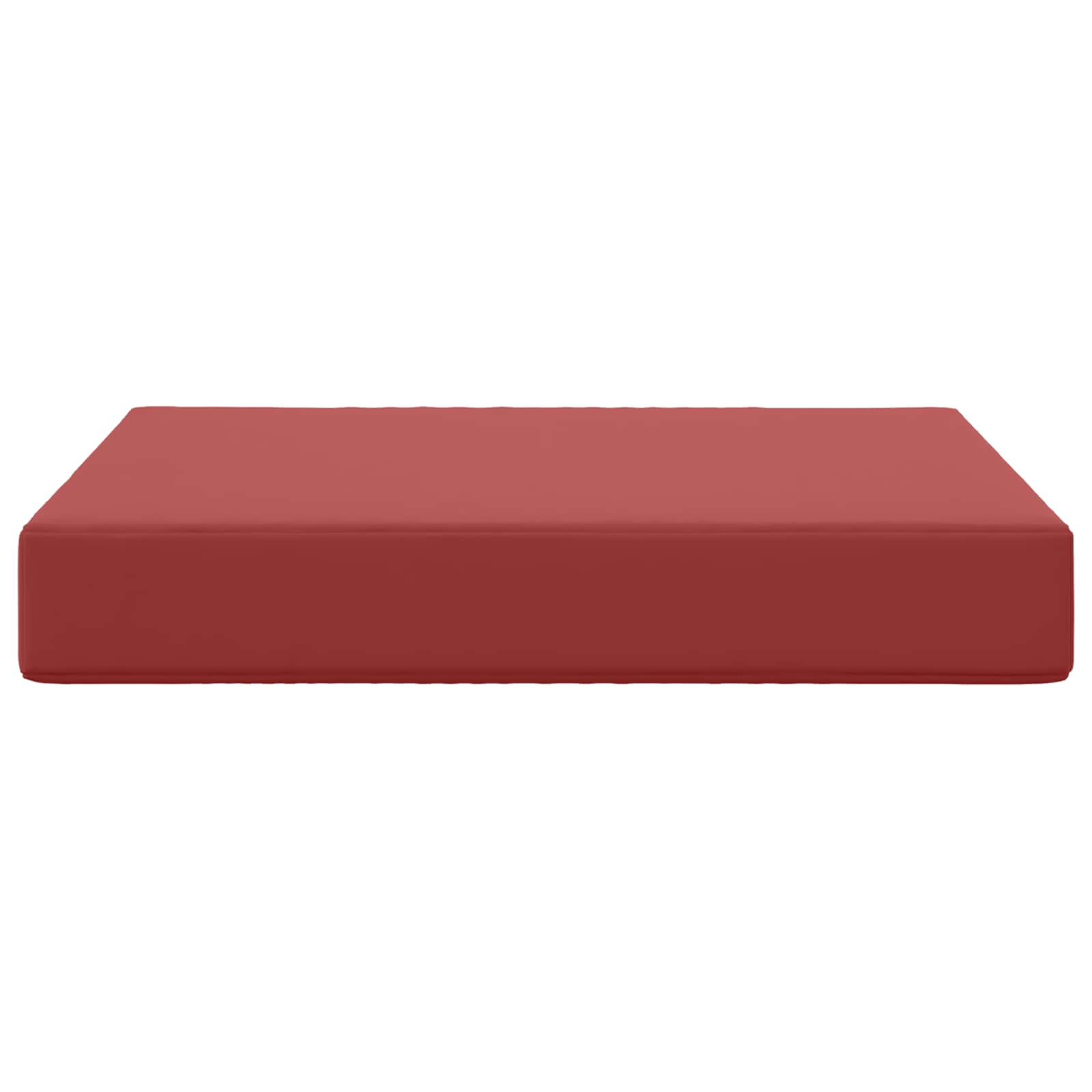 Cuscino per divano da esterno Rosso vino 60 x 60 x 8 cm | homemem39