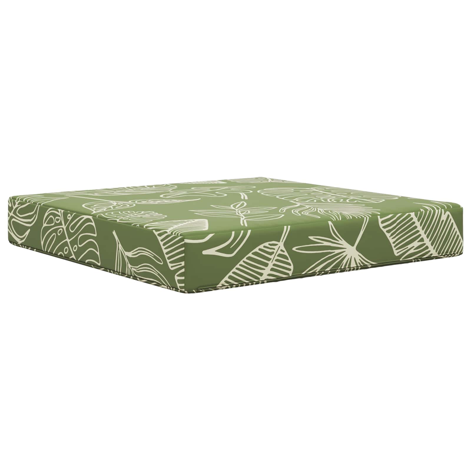 Cuscino per divano da esterno Design a foglia 60 x 60 x 8 cm | homemem39