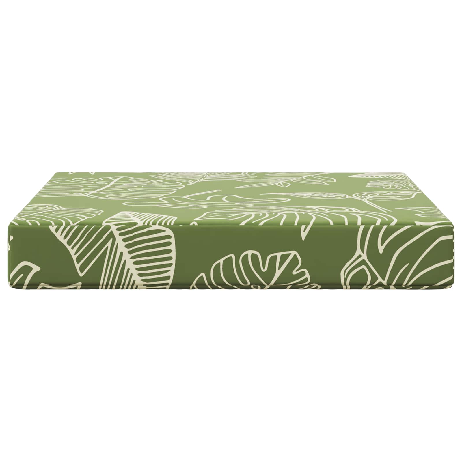 Cuscino per divano da esterno Design a foglia 60 x 60 x 8 cm | homemem39