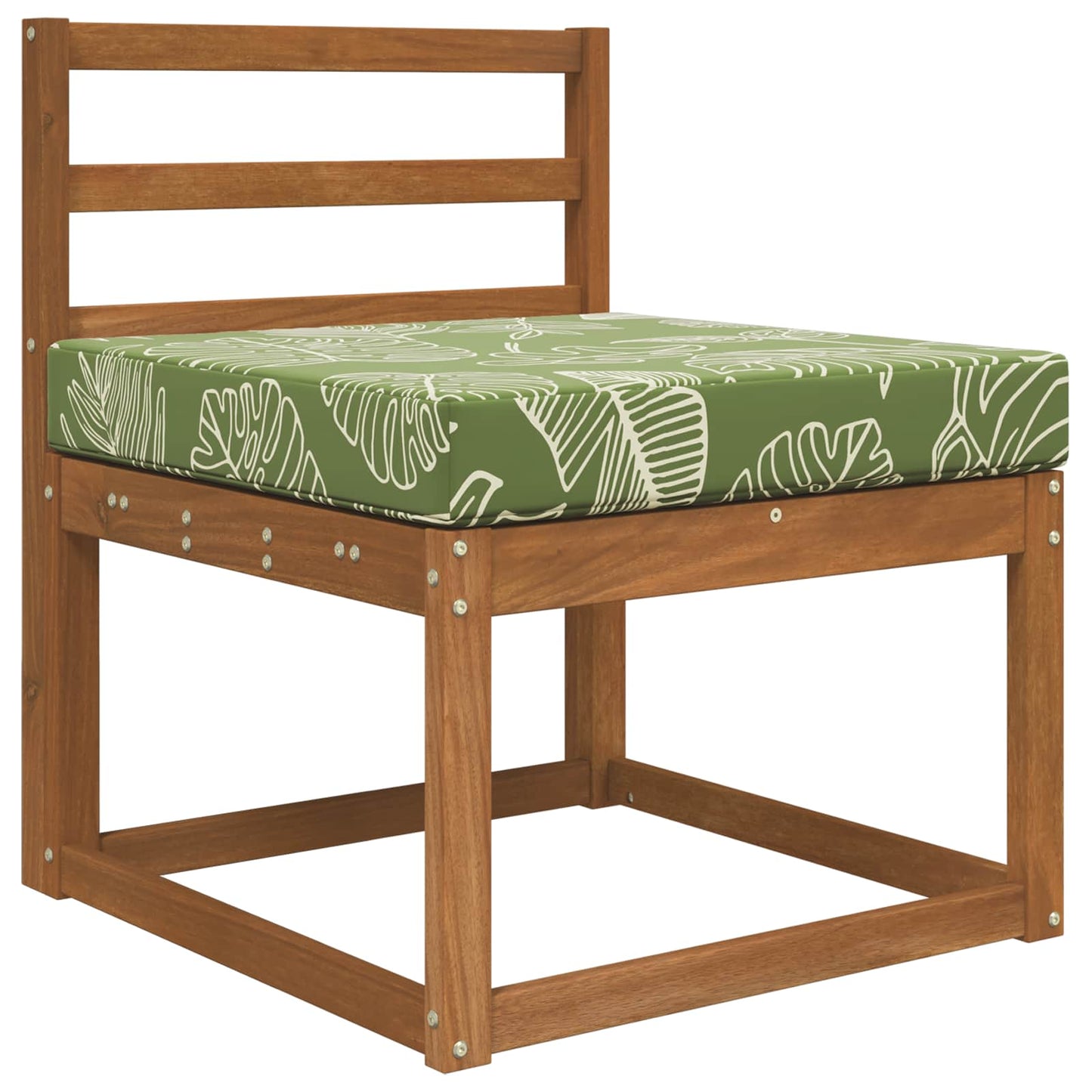 Cuscino per divano da esterno Design a foglia 60 x 60 x 8 cm | homemem39