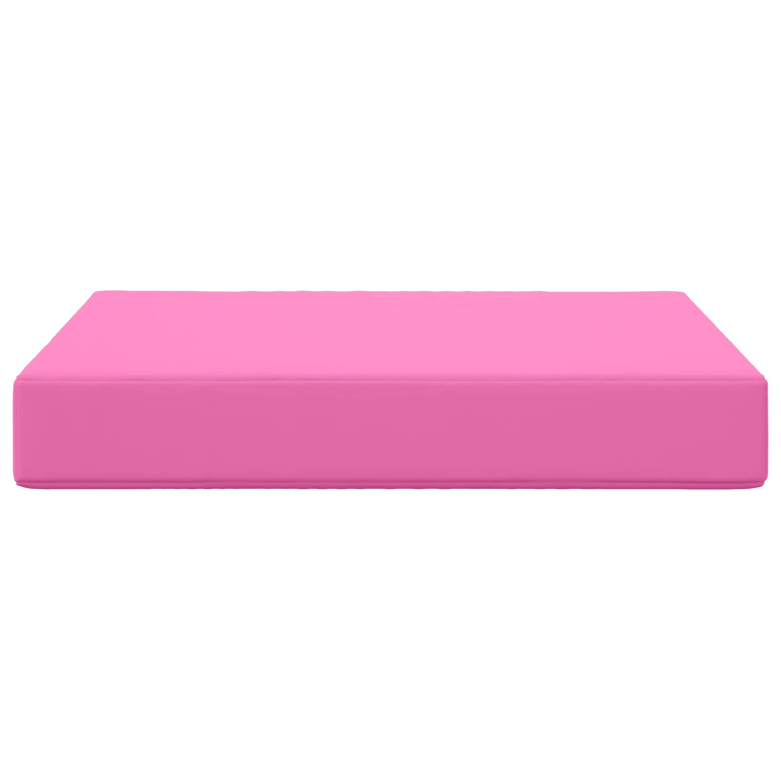 Cuscino per divano da esterno Rosa 60 x 60 x 8 cm Poliestere | homemem39