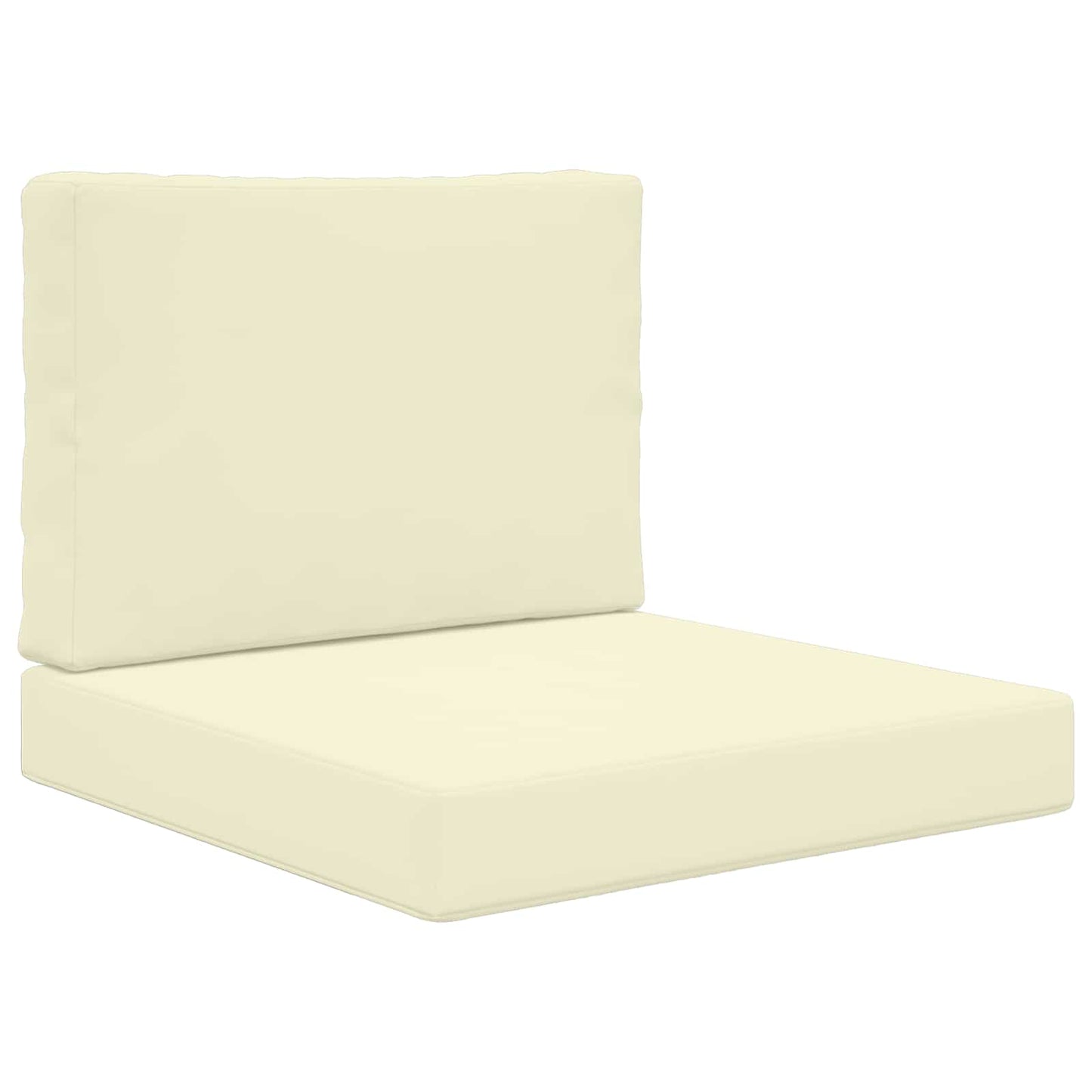 Cuscino per divano da esterno 2 pcs Crema Poliestere | homemem39