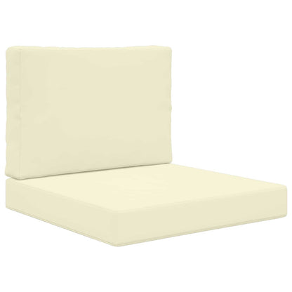 Cuscino per divano da esterno 2 pcs Crema Poliestere | homemem39