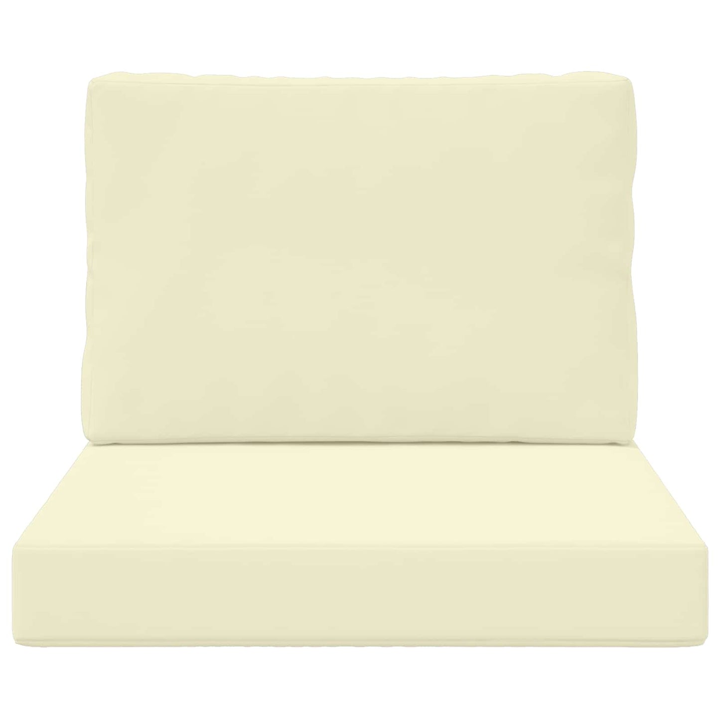 Cuscino per divano da esterno 2 pcs Crema Poliestere | homemem39