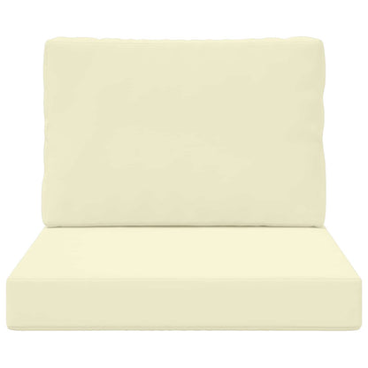 Cuscino per divano da esterno 2 pcs Crema Poliestere | homemem39