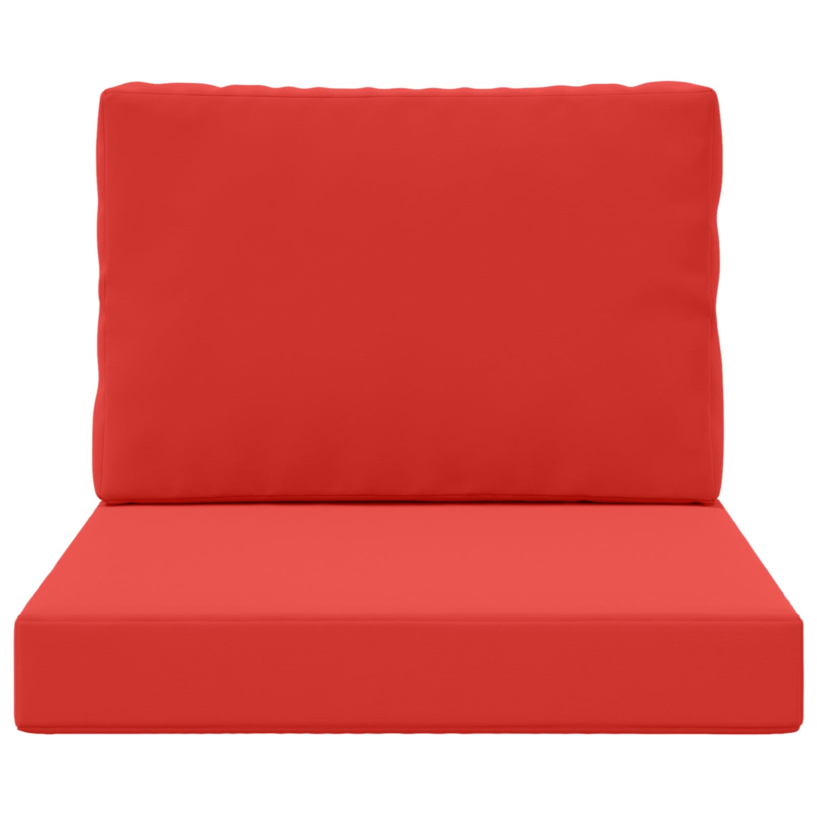Cuscino per divano da esterno 2 pcs Rosso Poliestere | homemem39
