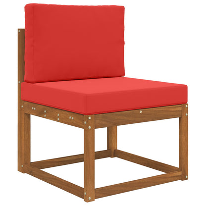Cuscino per divano da esterno 2 pcs Rosso Poliestere | homemem39
