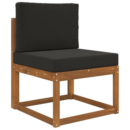 Cuscino per divano da esterno 2 pcs Nero Poliestere | homemem39