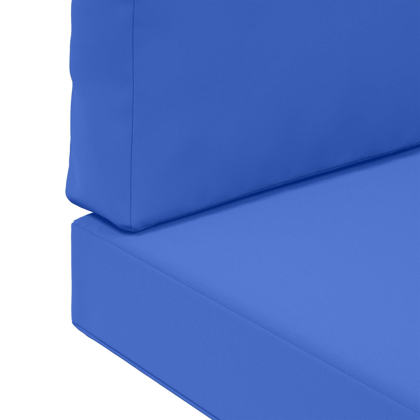 Cuscino per divano da esterno 2 pcs Blu Reale Poliestere | homemem39