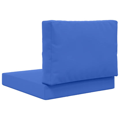 Cuscino per divano da esterno 2 pcs Blu Reale Poliestere | homemem39