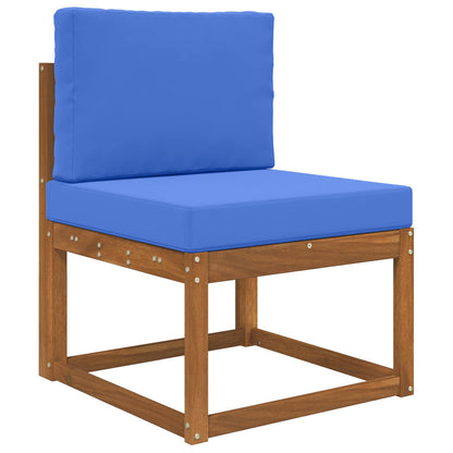 Cuscino per divano da esterno 2 pcs Blu Reale Poliestere | homemem39
