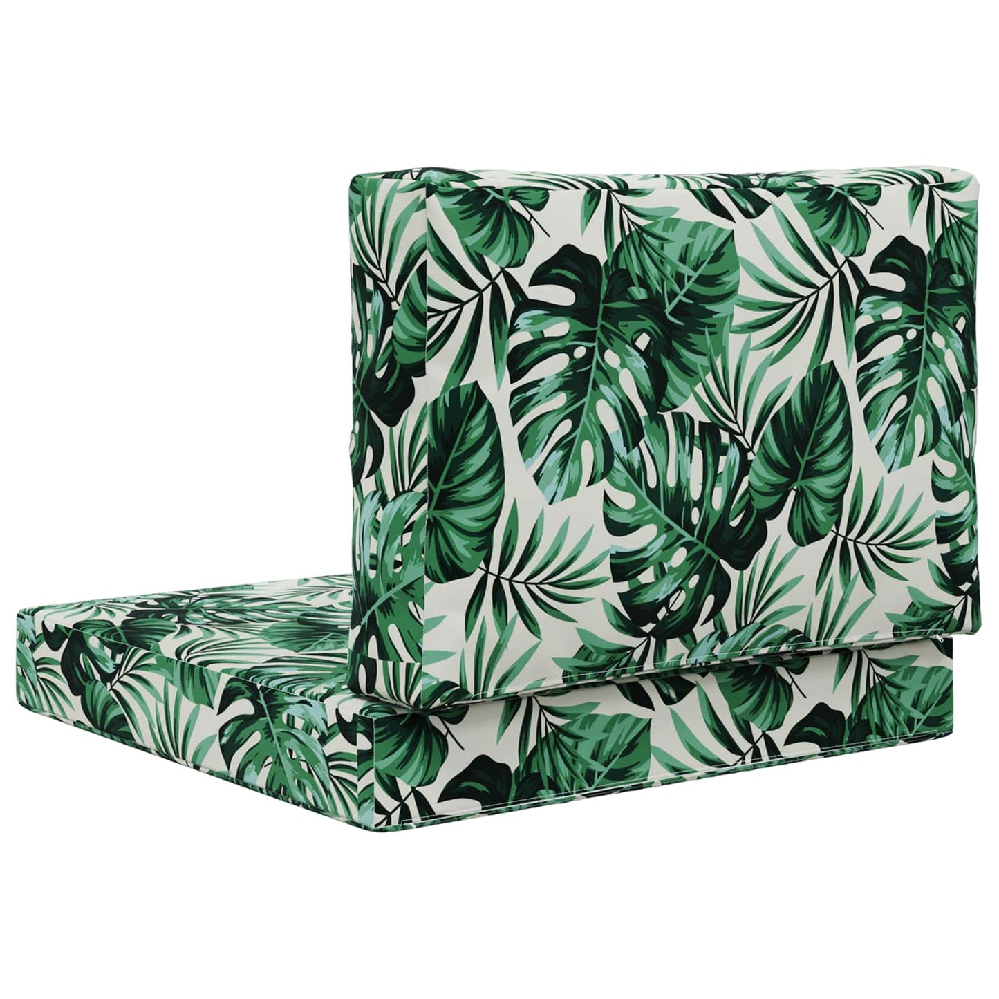 Cuscino per divano da esterno 2 pcs Motivo Foglia Poliestere | homemem39