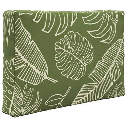 Cuscino per divano da esterno 2 pcs Design a foglia Poliestere | homemem39