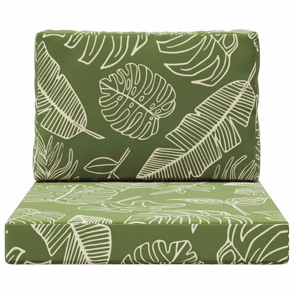 Cuscino per divano da esterno 2 pcs Design a foglia Poliestere | homemem39